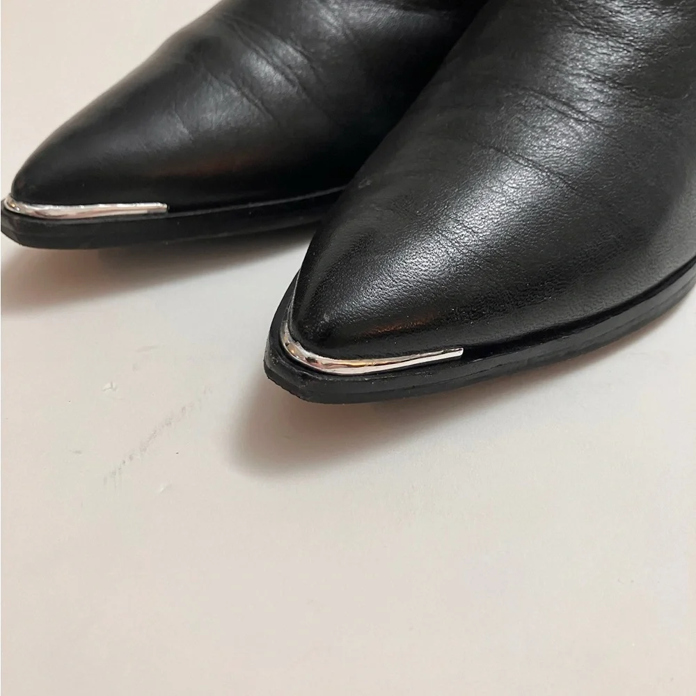 MARC FISHER “Yale” bootie with silver studs
